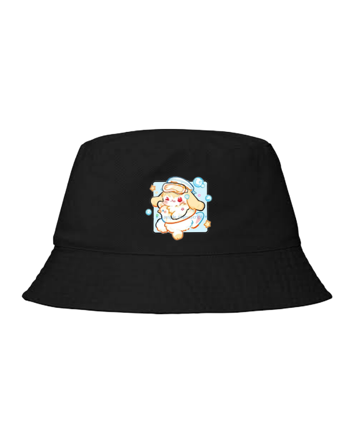 bunny Bucket hat Fishman hat cap Black 33