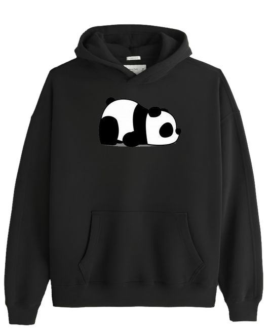 PANDA Oversize Hoodie Black 33