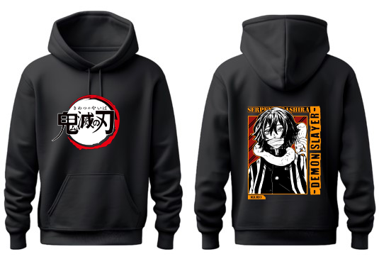 Anime Demon slayer nezuko tanjiro Oversize Hoodie Black 33