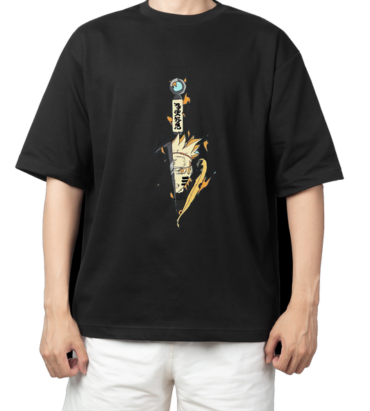 Naruto Shippuden t- shirt One Size Black 33