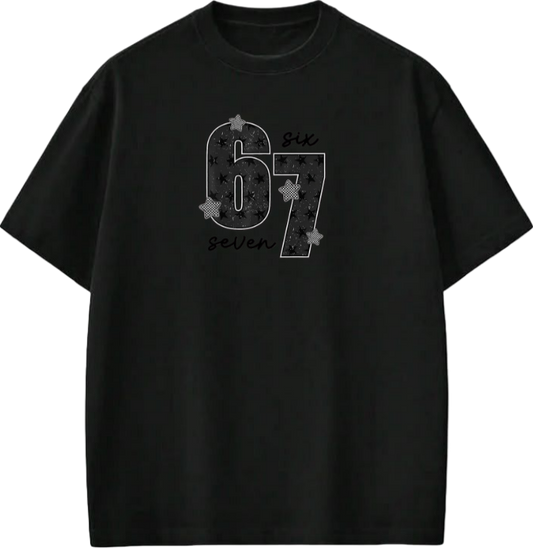67 designs One Size t- shirt Black 33