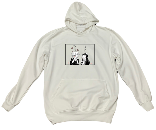 Anime Demon slayer nezuko tanjiro Oversize Hoodie White 33
