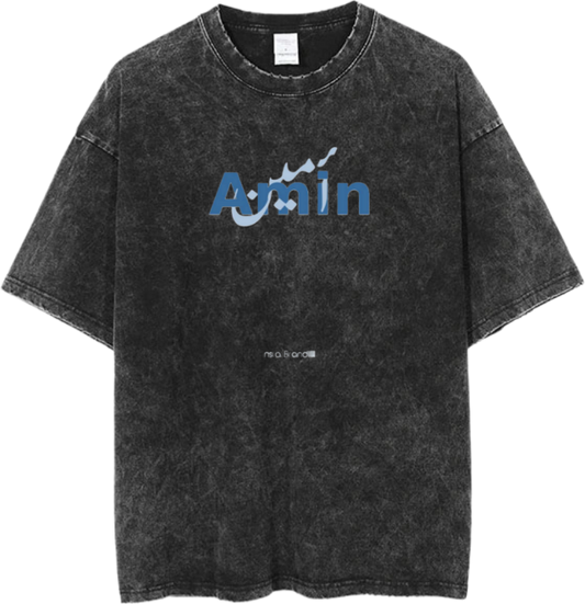 names t- shirt One Size Washed Amen 34