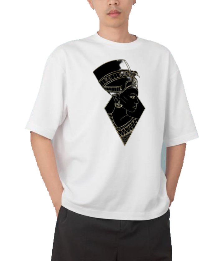Egypt t- shirt Over Size White 34