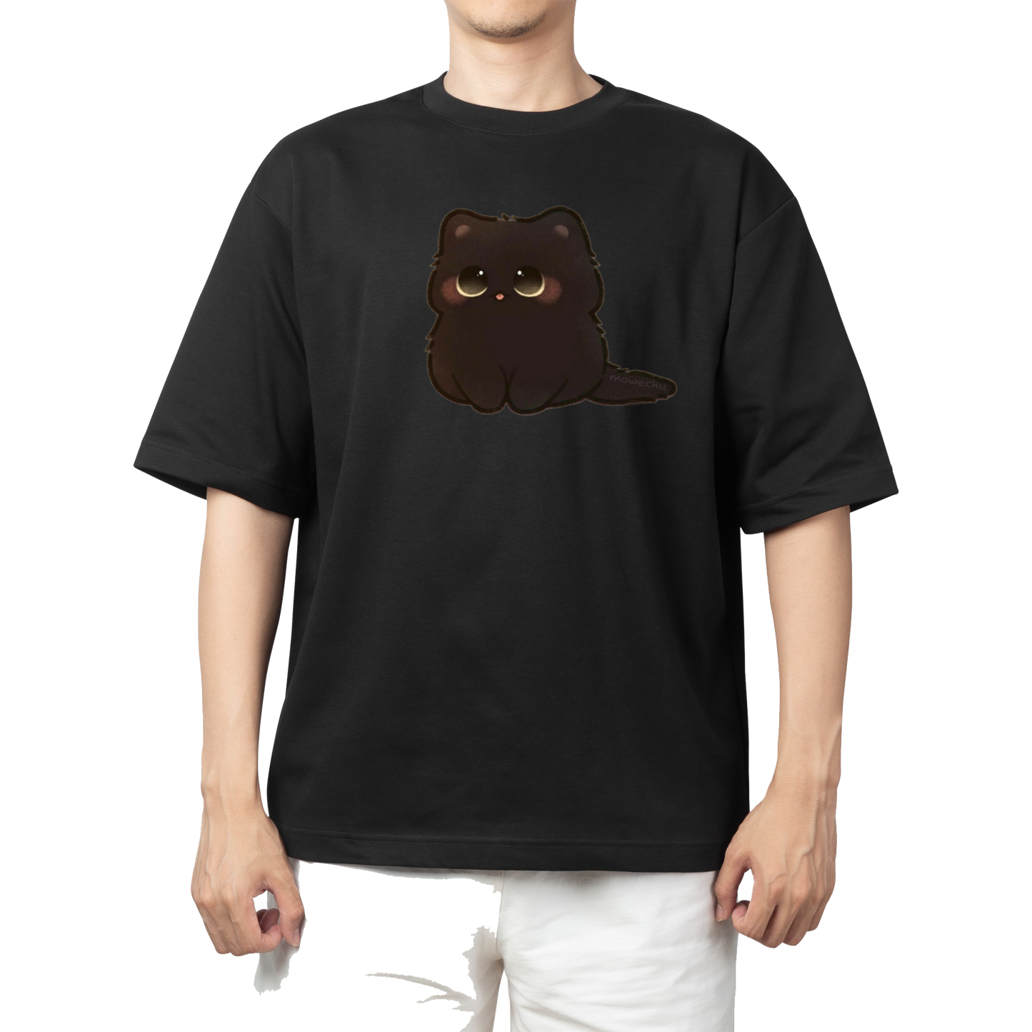 cat One Size t- shirt Black 34