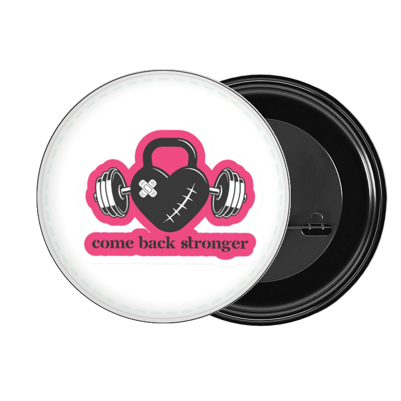 badge pin for bag workout gym pilates 32