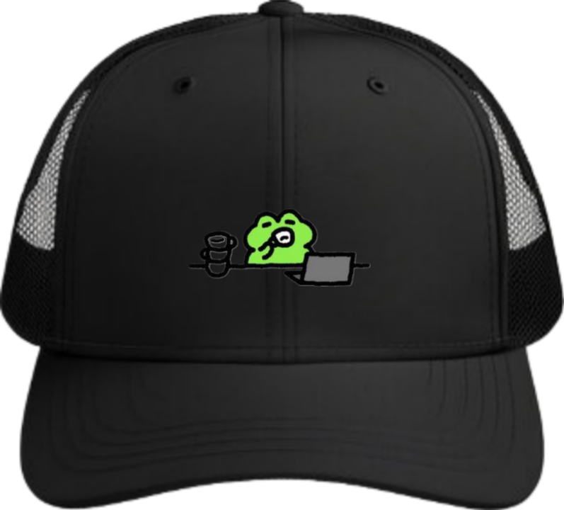 Frog Baseball cap Black 34