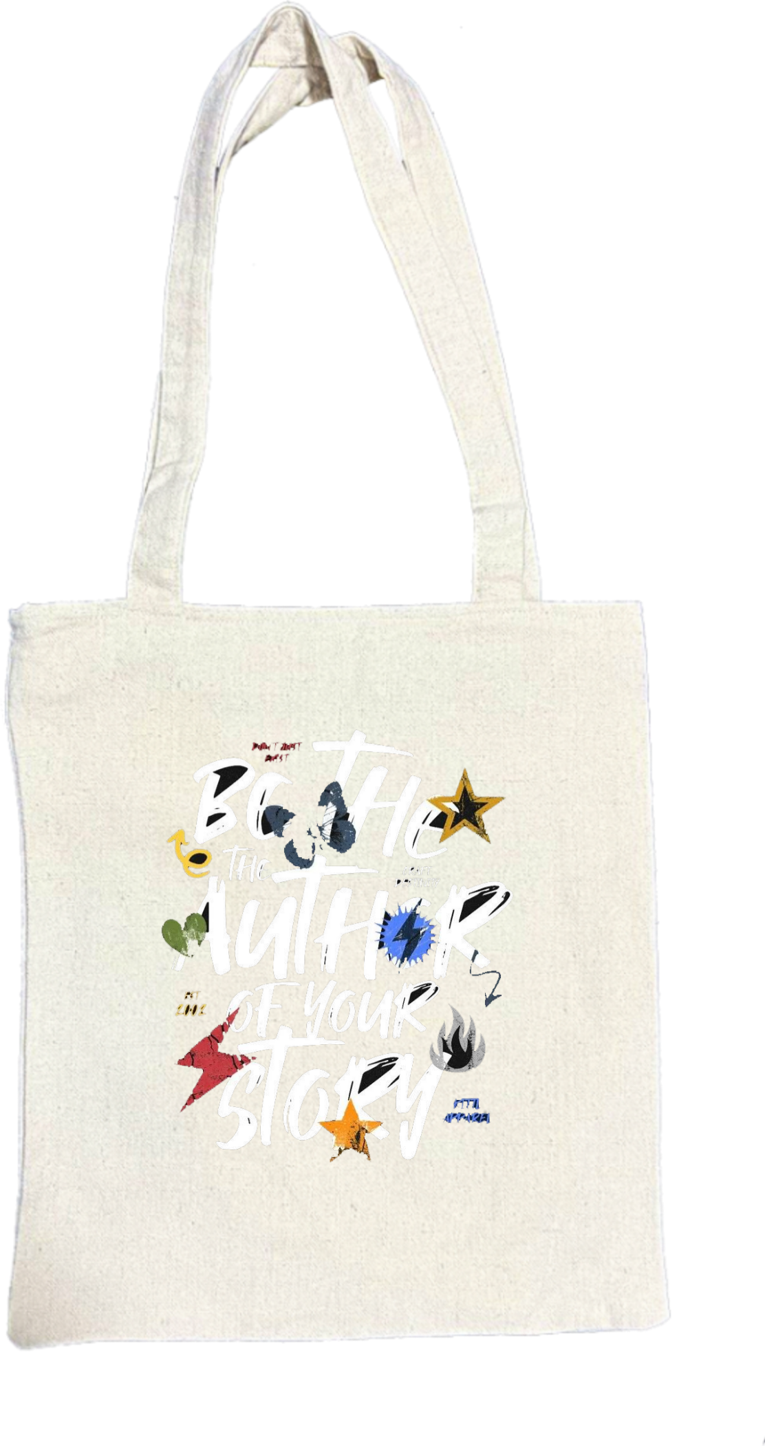 Be the Author of Your Story tote bag beige 34