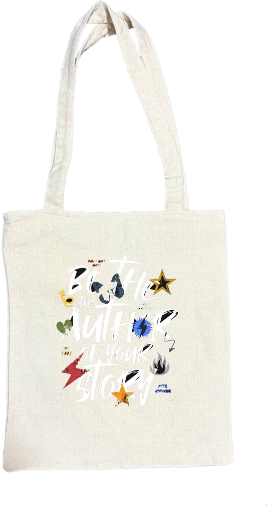 Be the Author of Your Story tote bag beige 34