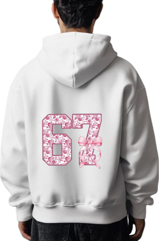 designs 67 Oversize Hoodie White Back 34