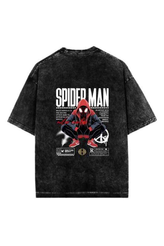 Spiderman t- shirt One Size Washed Back 34
