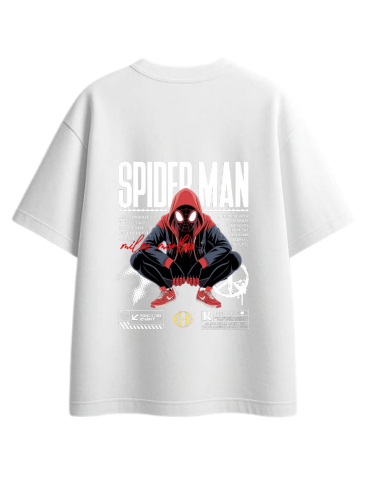 Spiderman t- shirt One Size White Back 34