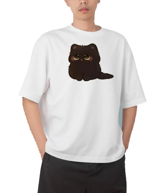 cat One Size t- shirt White 34
