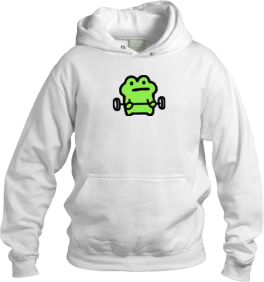 Frog Oversize Hoodie White 34