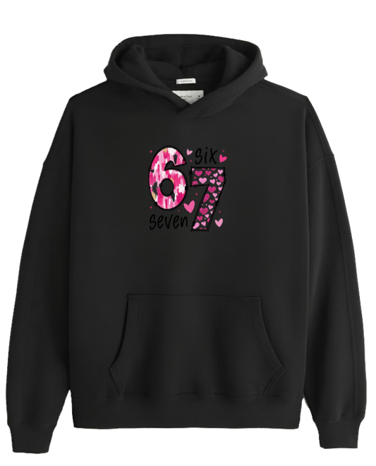 designs 67 Oversize Hoodie Black 34