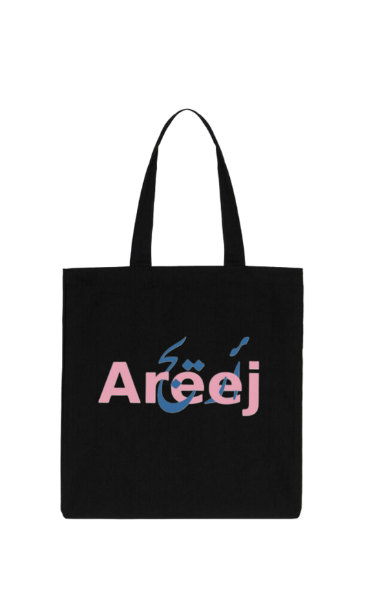 names tote bag Black Areej 34