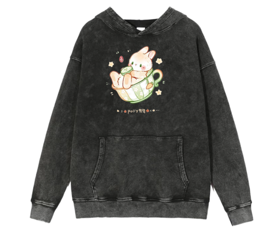 bunny Oversize Hoodie Washed 34