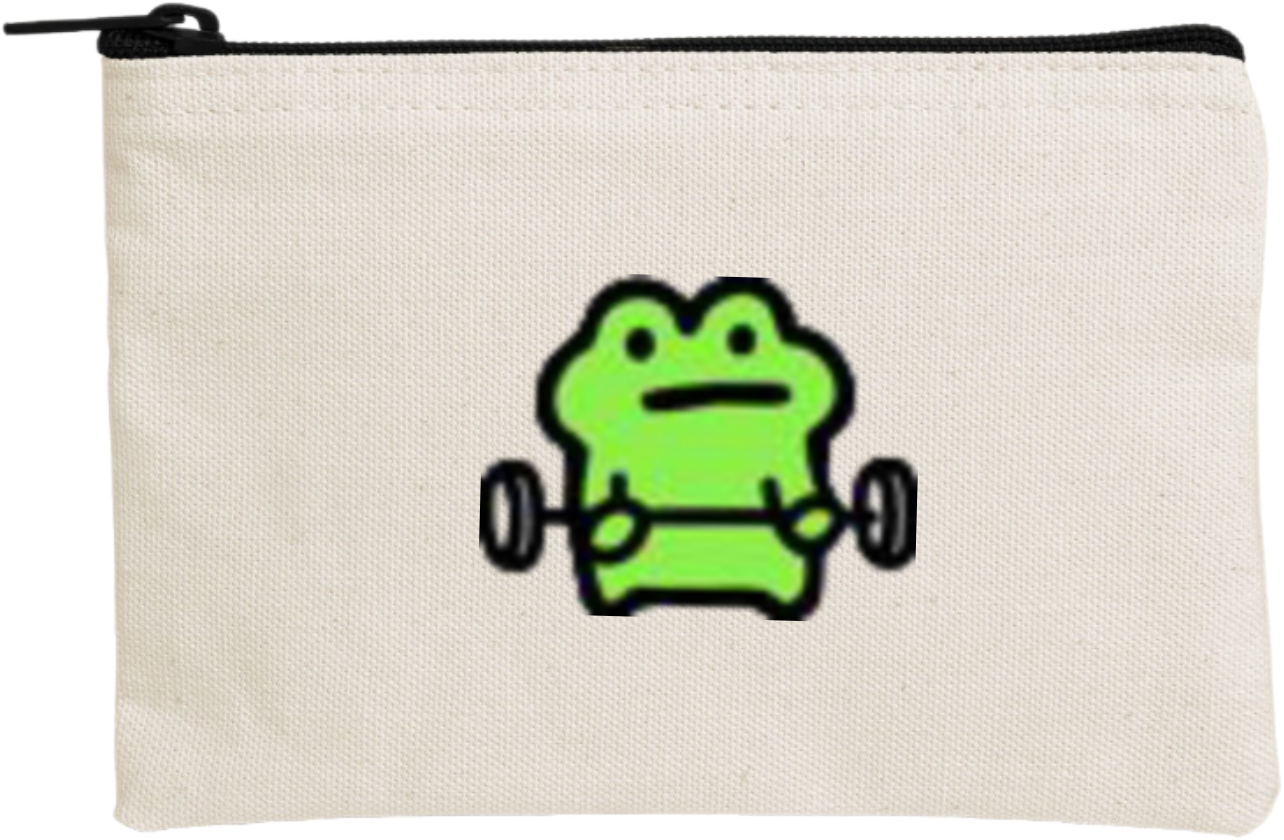 Frog wallet pencil case Beige 34