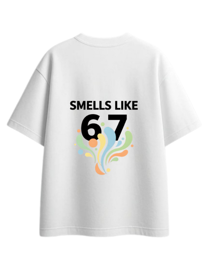 67 designs One Size t- shirt White Back 34