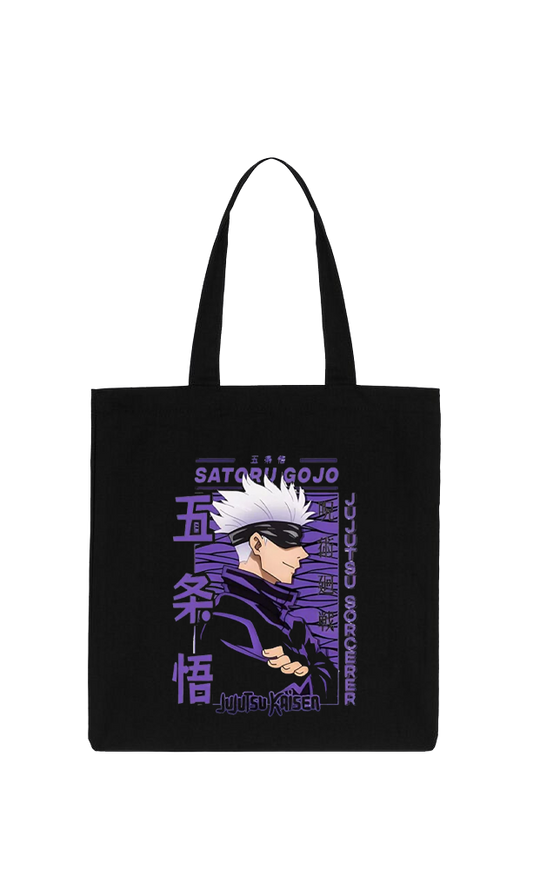 jujutsu kaisen GOJO  tote bag Black 34