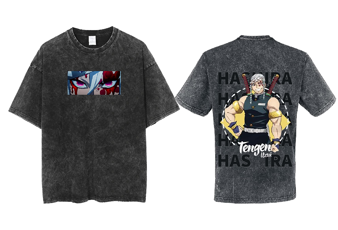 Anime Demon slayer nezuko tanjiro  One Size t- shirt Washed 34