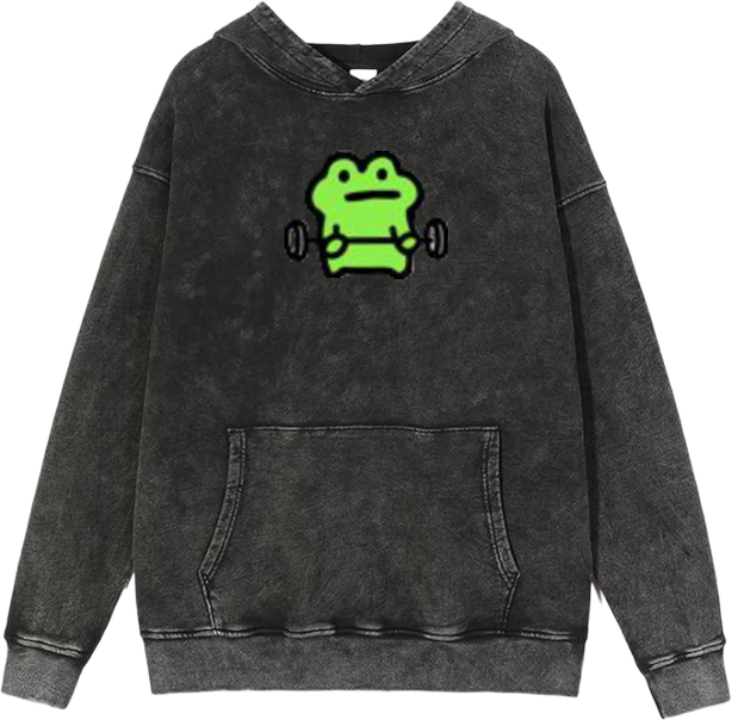 Frog Oversize Hoodie Washed 34