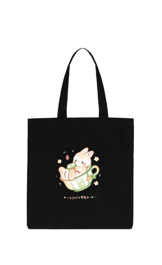 bunny tote bag White 34