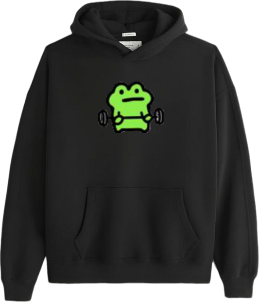 Frog Oversize Hoodie Black 34