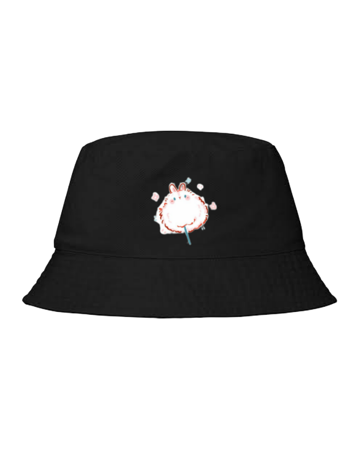 bunny Bucket hat Fishman hat cap Black 34
