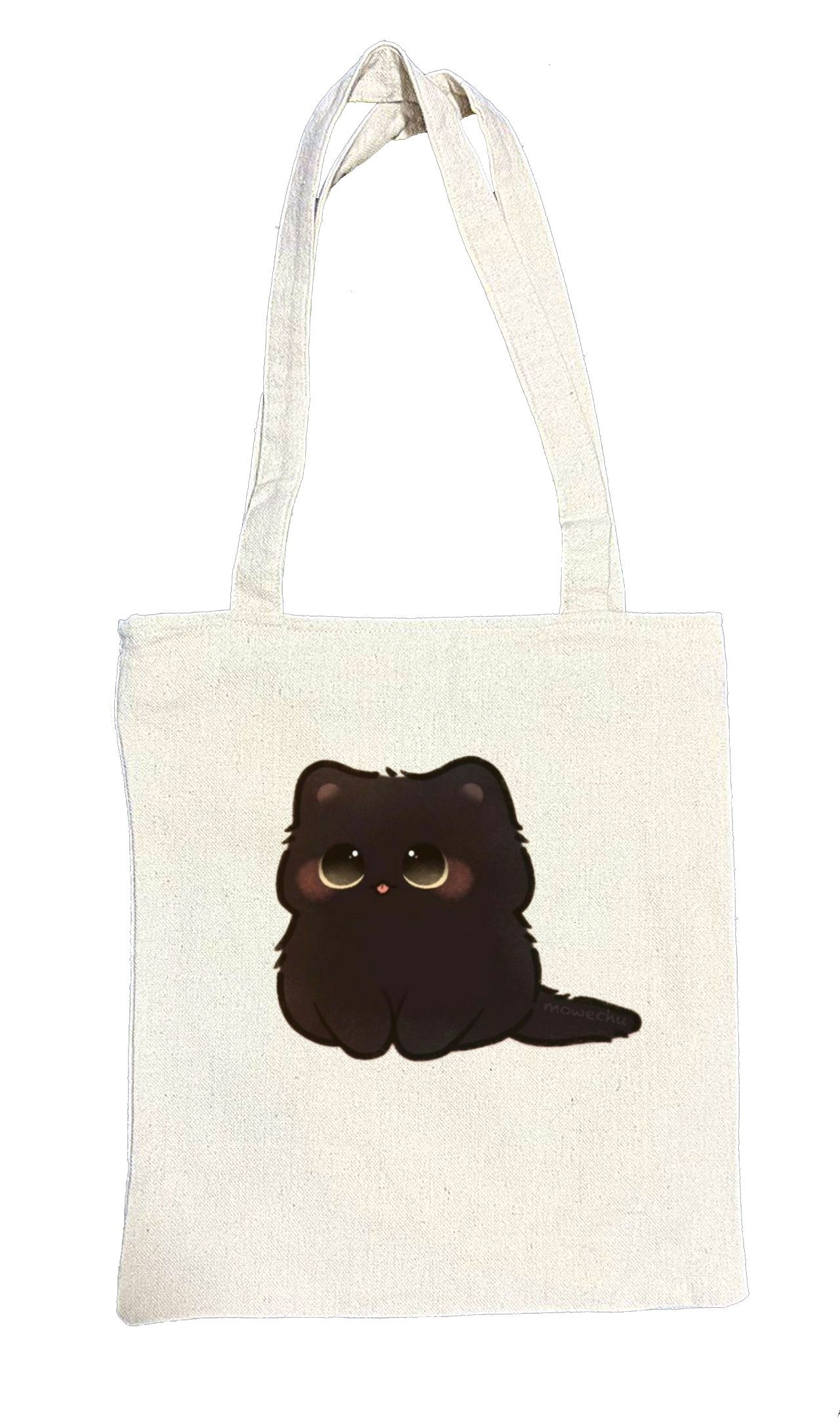 cat tote bag White 35