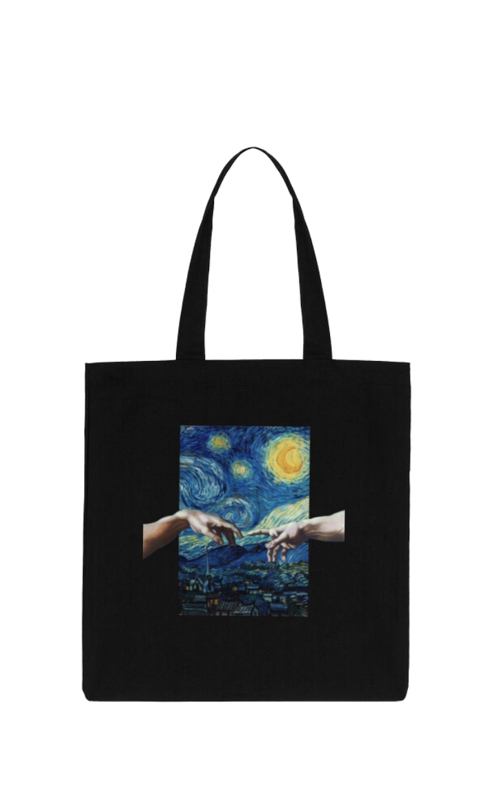خلق آدم Tote bag Black 221