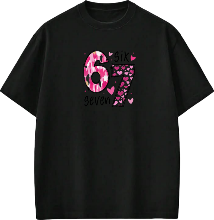 67 designs One Size t- shirt Black 35