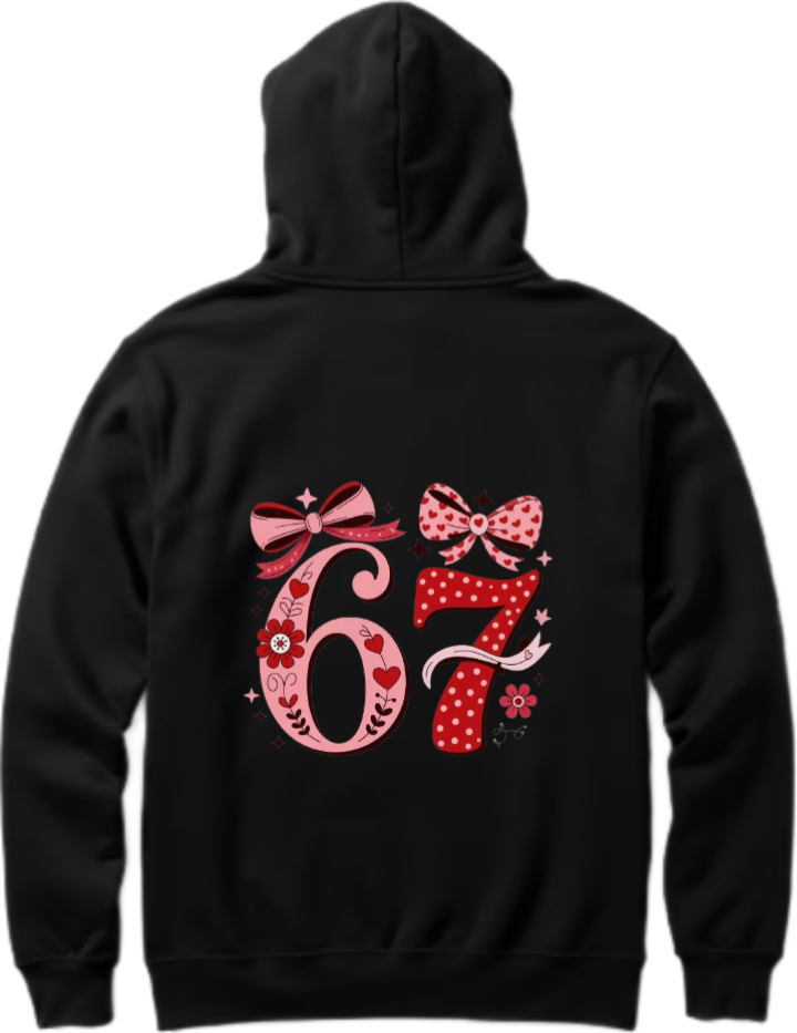 designs 67 Oversize Hoodie Black Back 35