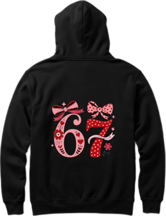 designs 67 Oversize Hoodie Black Back 35