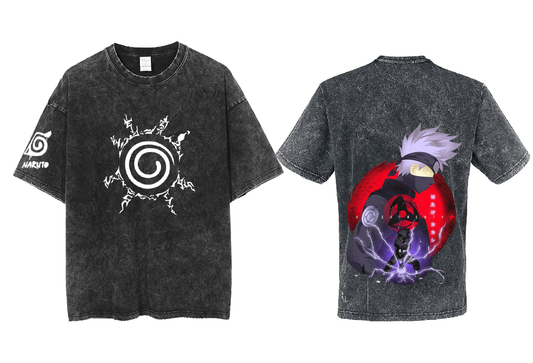 Naruto Shippuden t- shirt One Size Washed Back 35