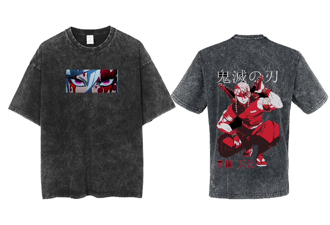 Anime Demon slayer nezuko tanjiro  One Size t- shirt Washed 35
