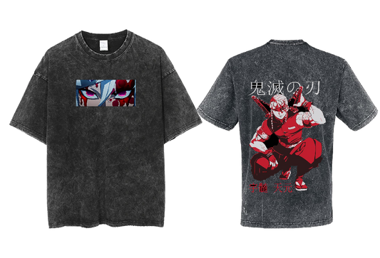 Anime Demon slayer nezuko tanjiro  One Size t- shirt Washed 35
