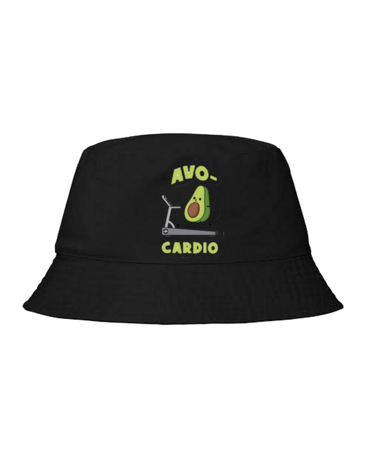 workout gym pilates Bucket hat Fishman hat cap Black 35