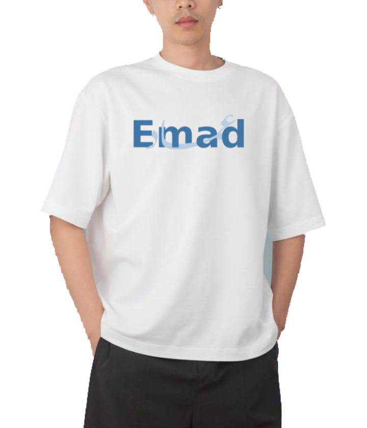 names t- shirt One Size White Emad 35