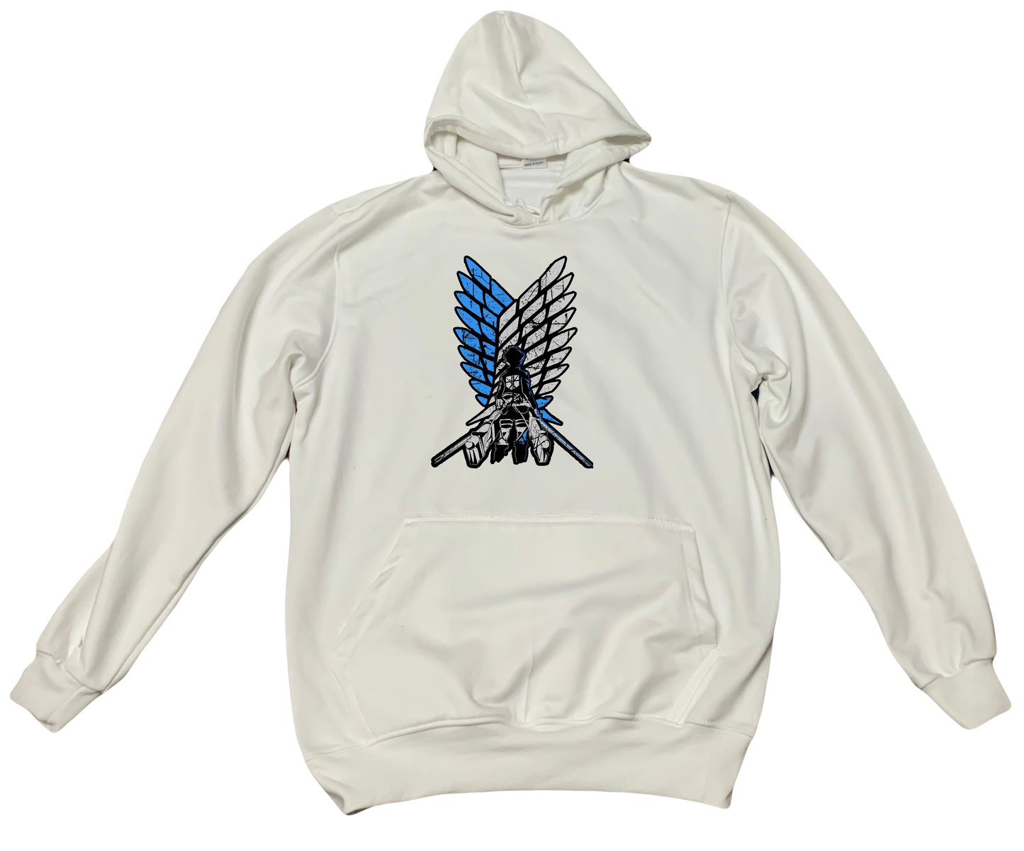 Anime Attack on titan shingeki no kyojin eren levi mikasa Aot White Oversize HOODIE 35