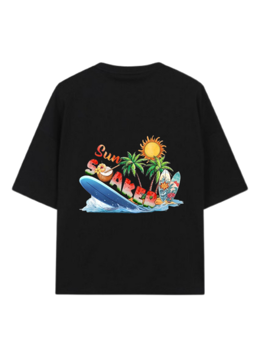 Summer Vibes t- shirt Black Back 35