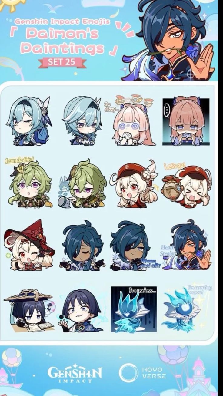 Genshin Impact Sticker 35