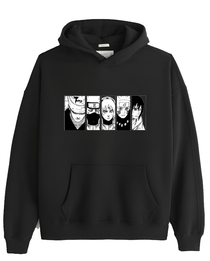 Naruto Shippuden One Size hoodie Black 75