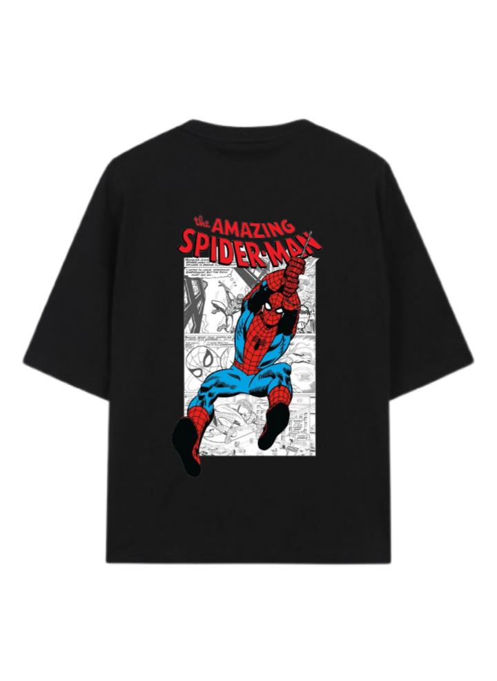 Spiderman t- shirt One Size Black Back 35