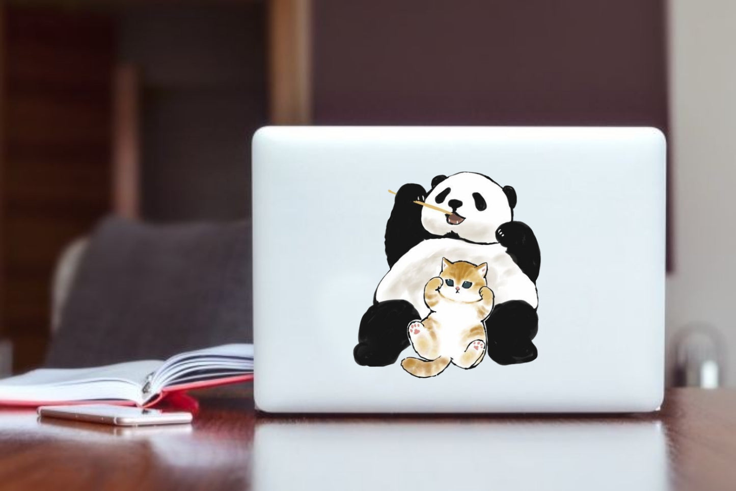 panda Laptop Sticker 36