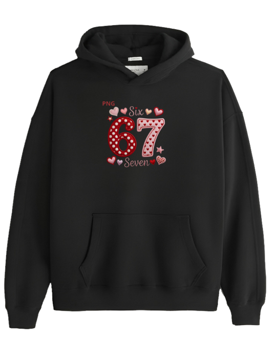 designs 67 Oversize Hoodie Black 35