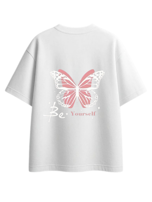 butterflies t- shirt White Back 35