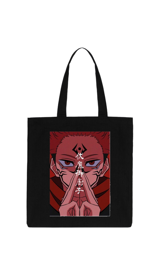 jujutsu kaisen GOJO  tote bag Black 35