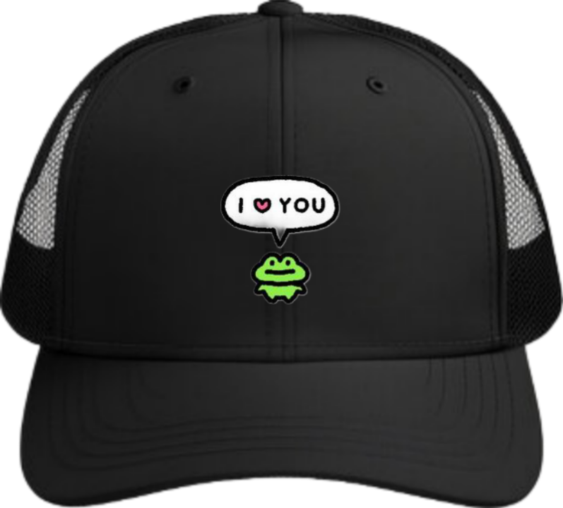 Frog Baseball cap Black 35