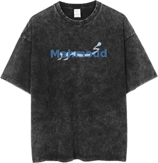 names t- shirt One Size Washed Mahmoud 35